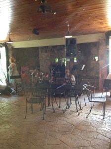 Paradise Springs fireplace