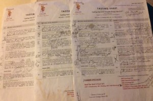 Pearmund Cellars tasting notes